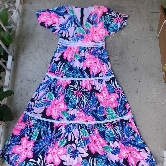 Lilly Pulitzer Maribella Maxi - Picture 1 of 7